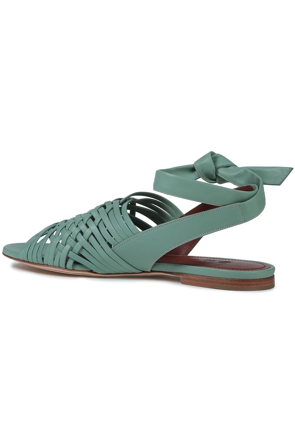 LORO PIANA Braided leather sandals