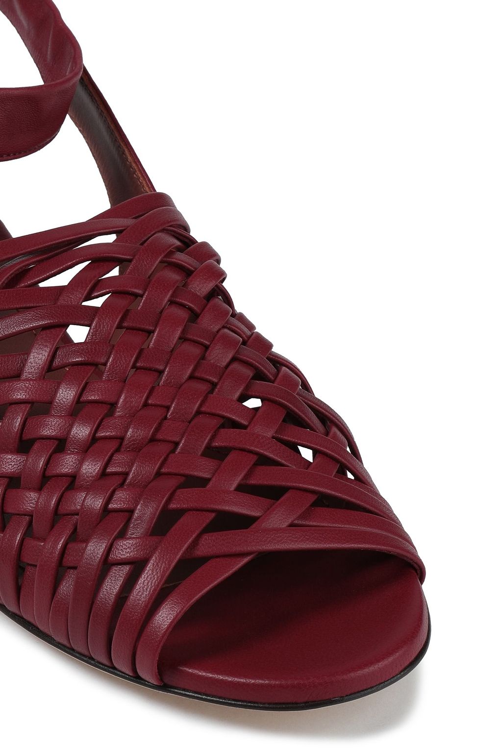 LORO PIANA Braided leather sandals