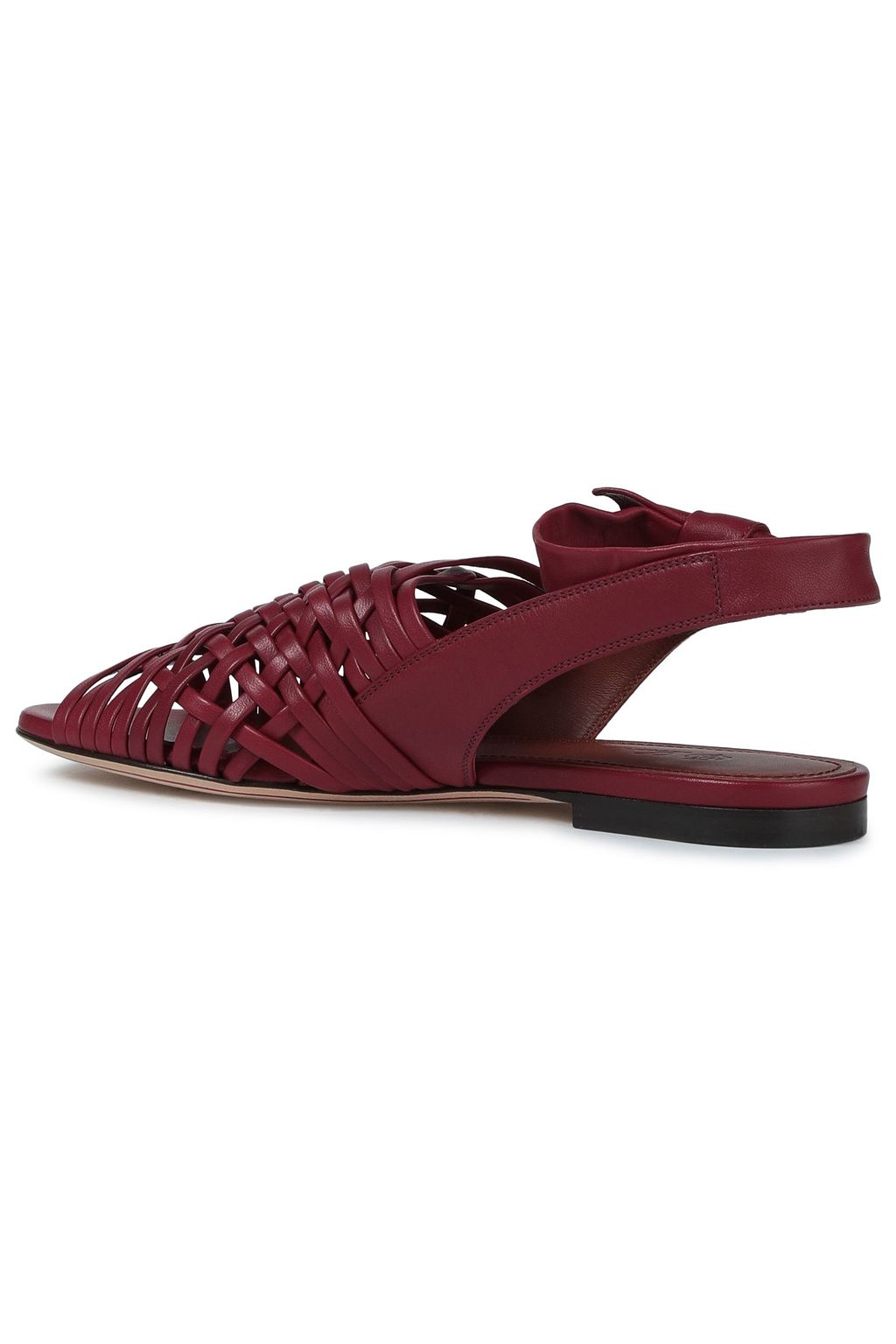 LORO PIANA Braided leather sandals