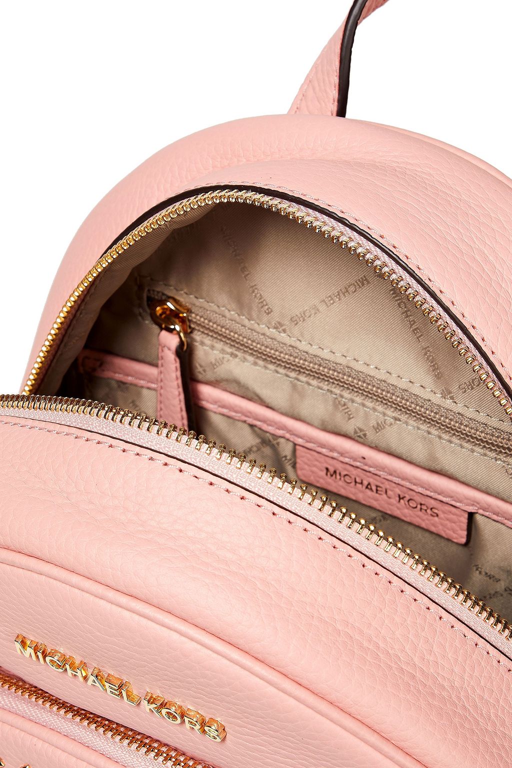 MICHAEL MICHAEL KORS Abbey studded pebbledleather backpack Sale up