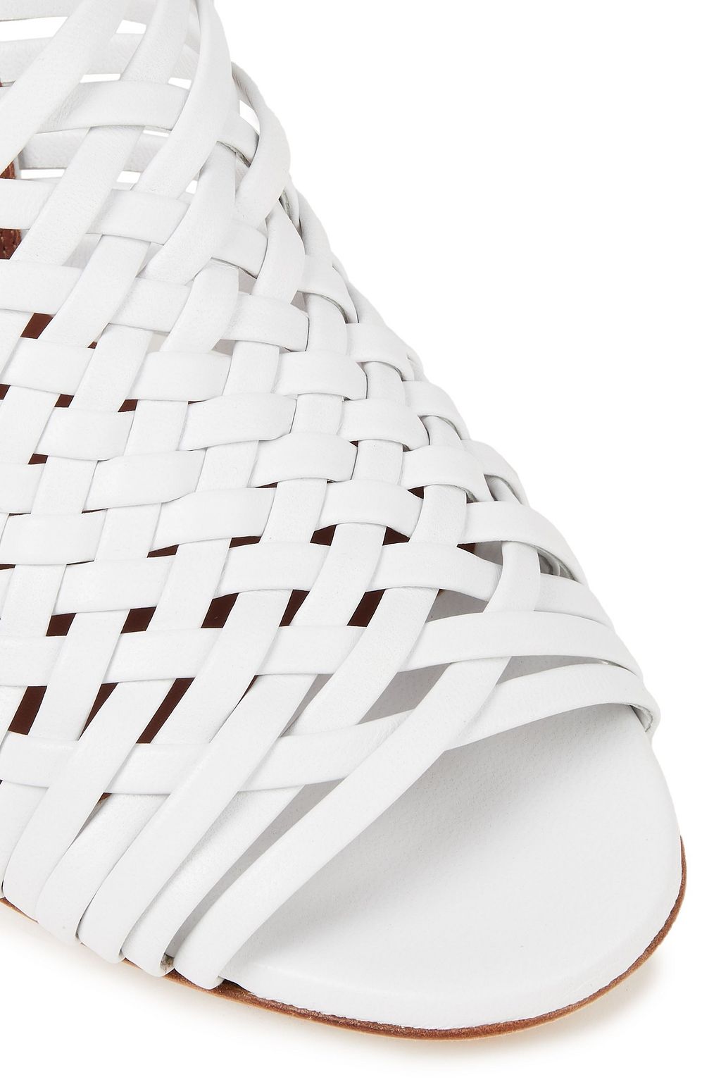 LORO PIANA Braided leather sandals