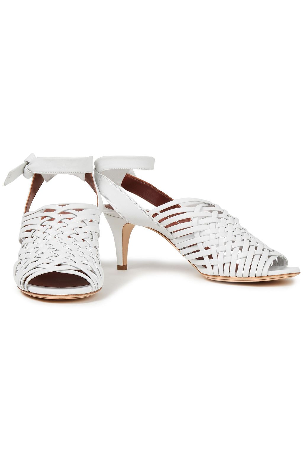LORO PIANA Braided leather sandals