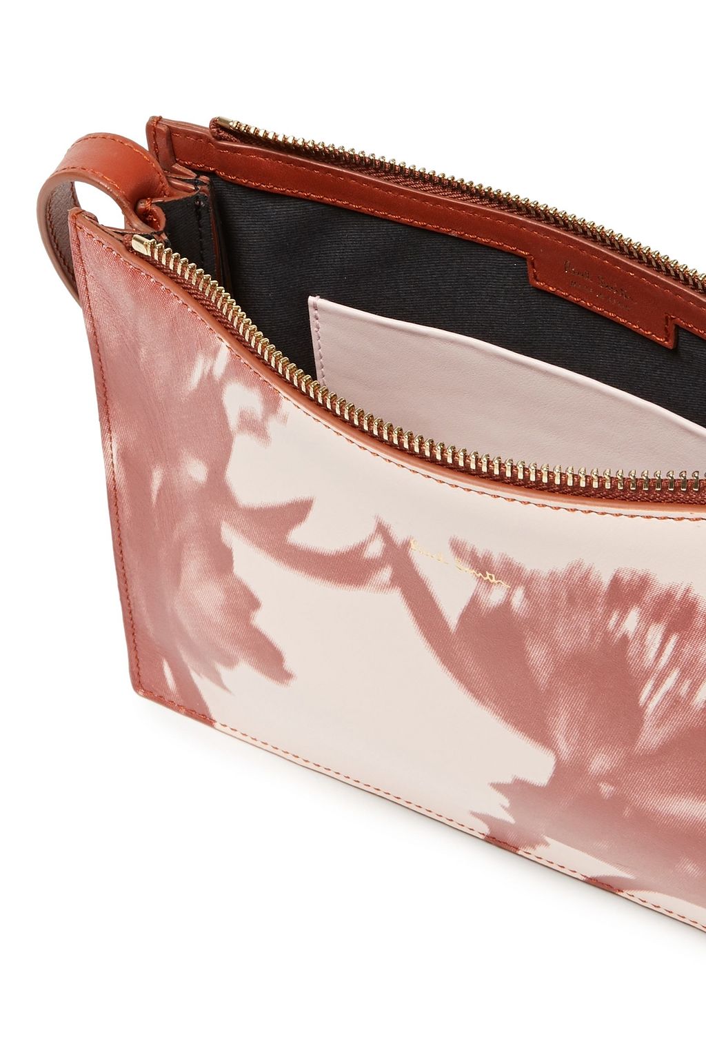 PAUL SMITH Printed leather shoulder bag