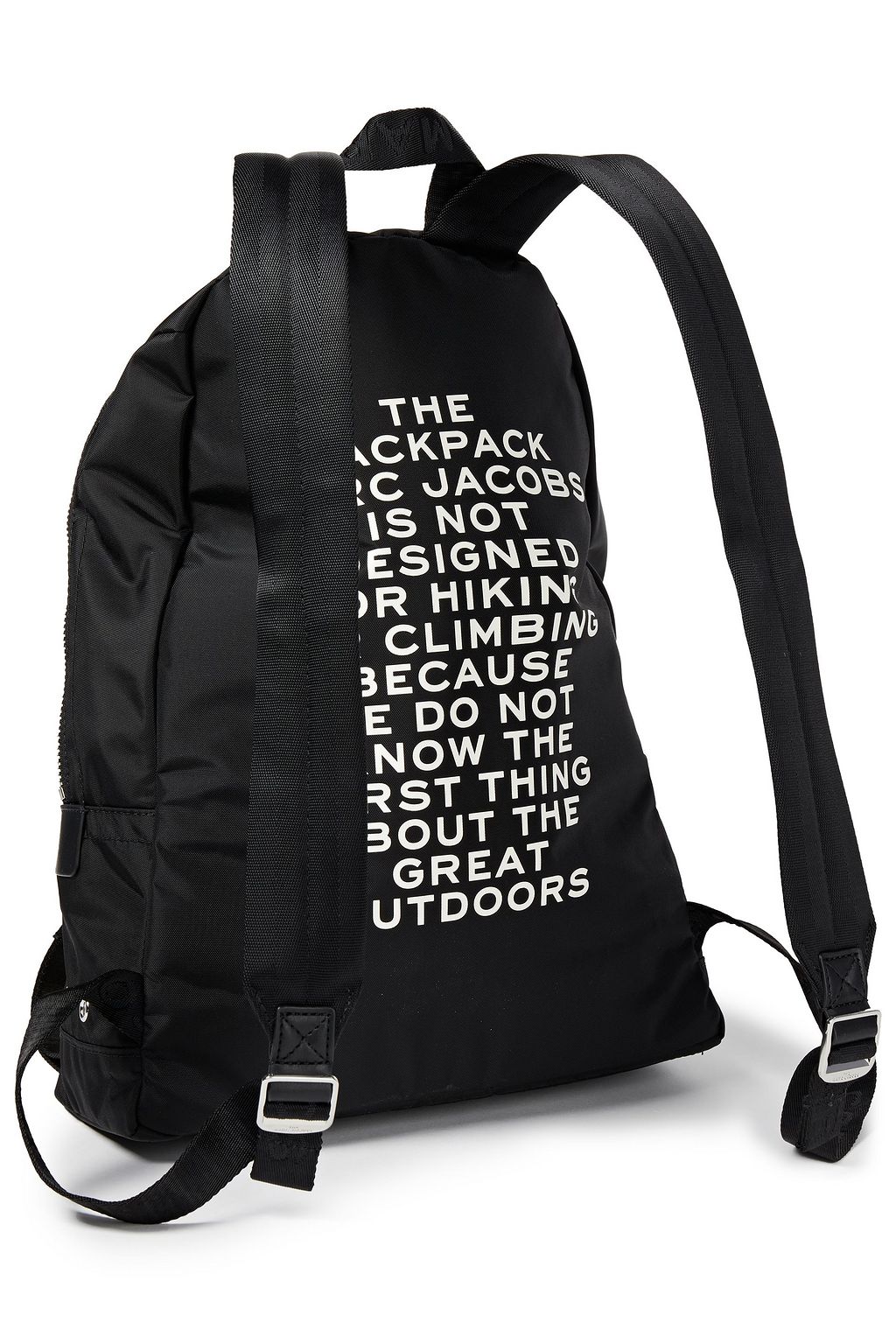 MARC JACOBS Appliquéd printed shell backpack
