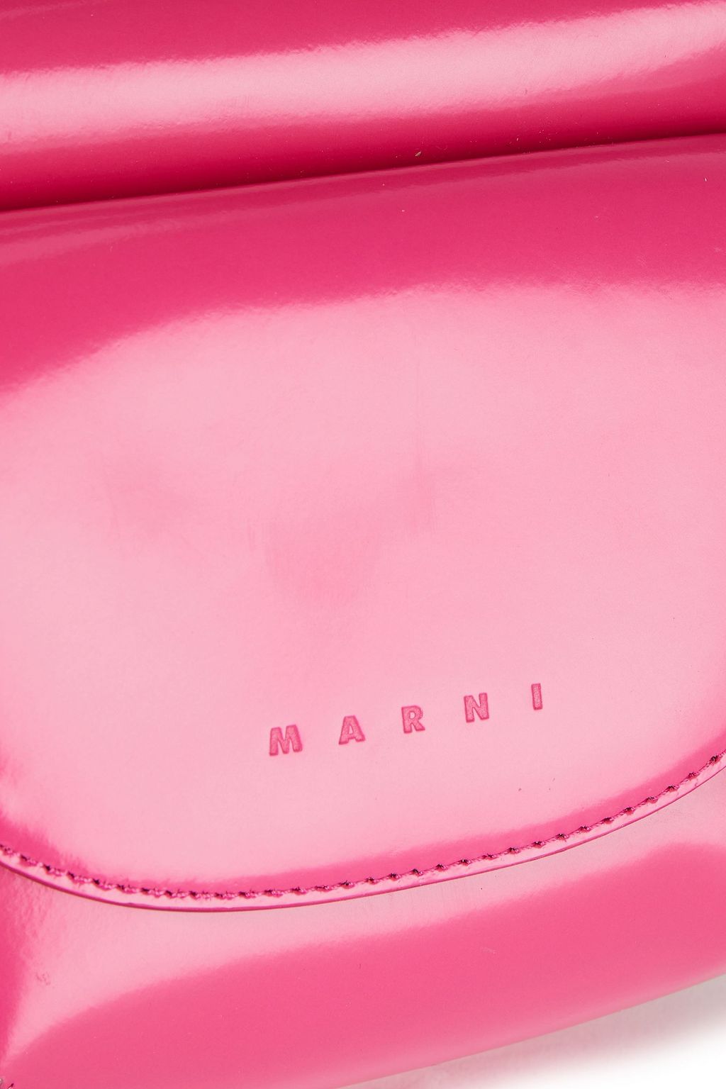 MARNI Tote Bag aus Leder mit Verzierung