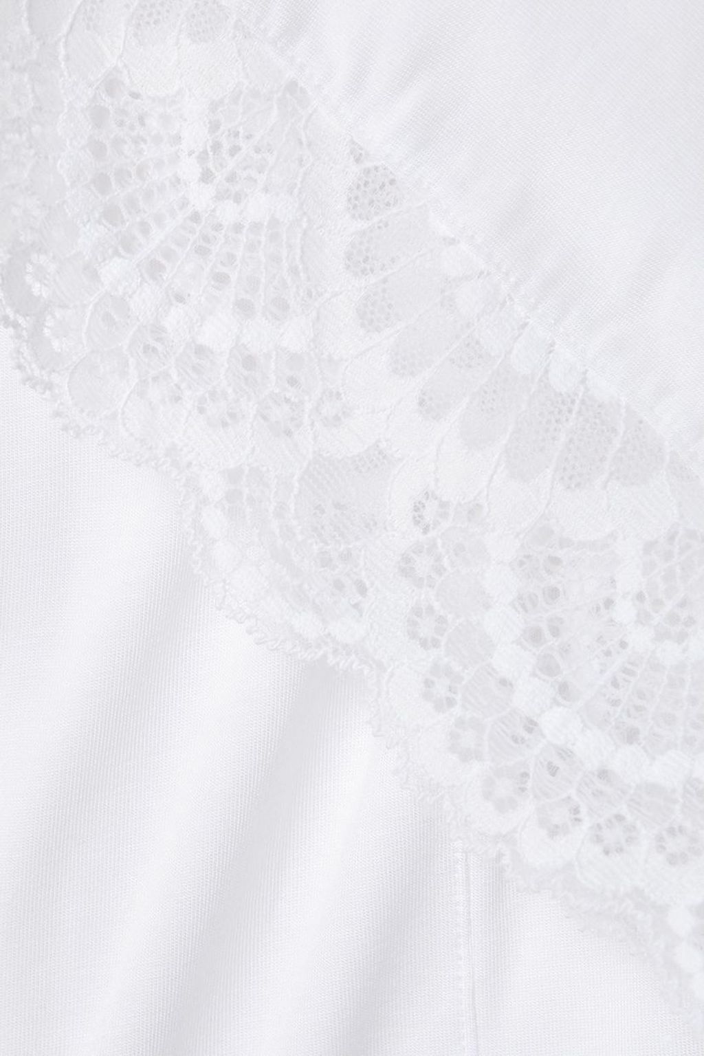 EBERJEY Mademoiselle lace-trimmed stretch-TENCEL™ Modal robe