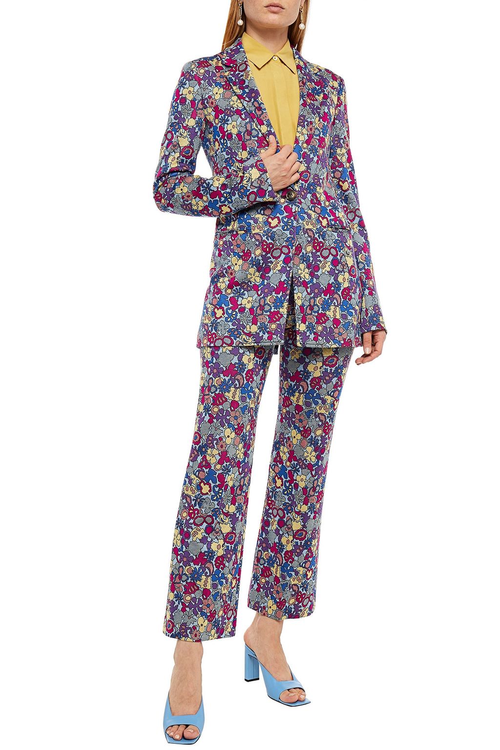 M MISSONI Jacquard-knit blazer
