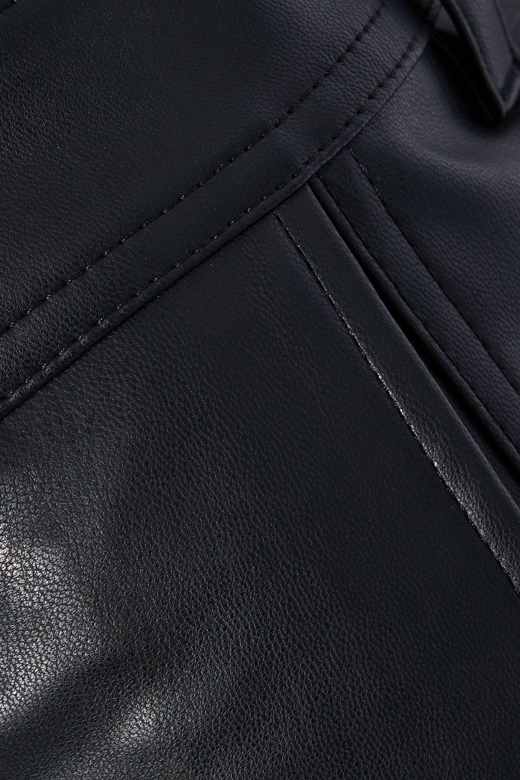 DRKSHDW BY RICK OWENS Ams faux leather shorts