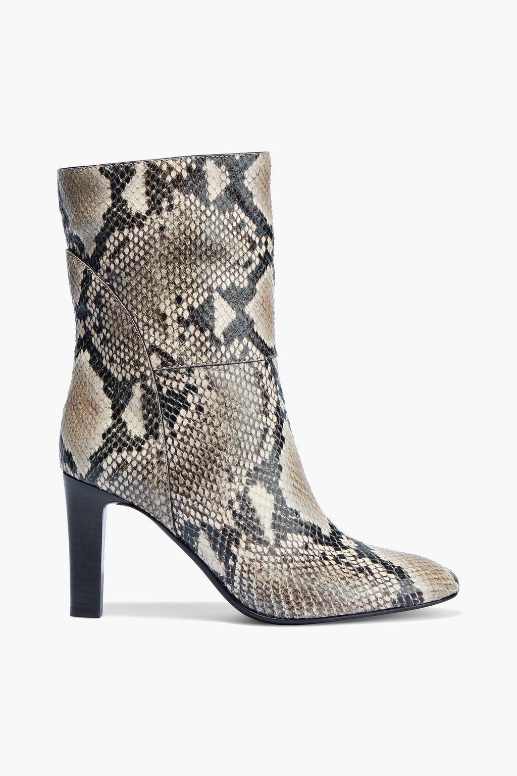 Giuseppe Zanotti - Kubrick 90 Snake-effect Leather Ankle Boots Animal Print - EU 36.5