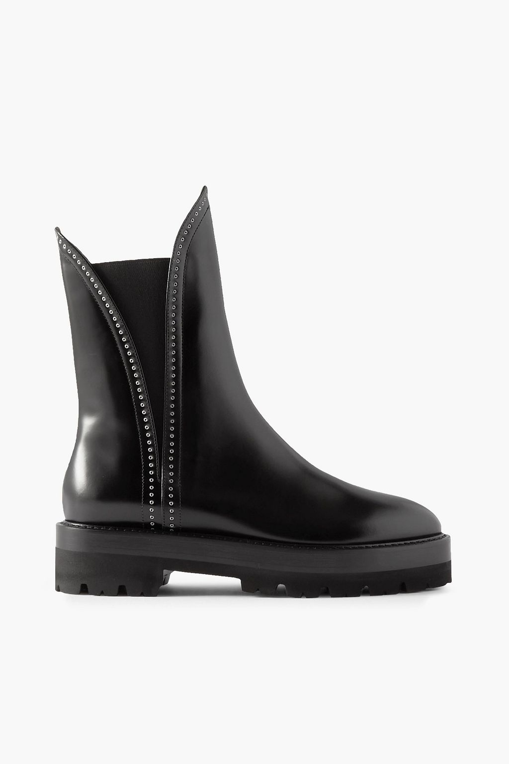 ALAÏA 50 glossed-leather Chelsea boots | Sale up to 70% off OUTNET