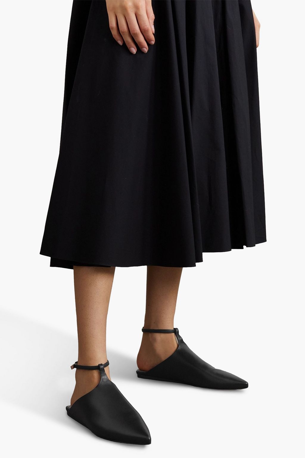 ALAÏA Convertible leather mules
