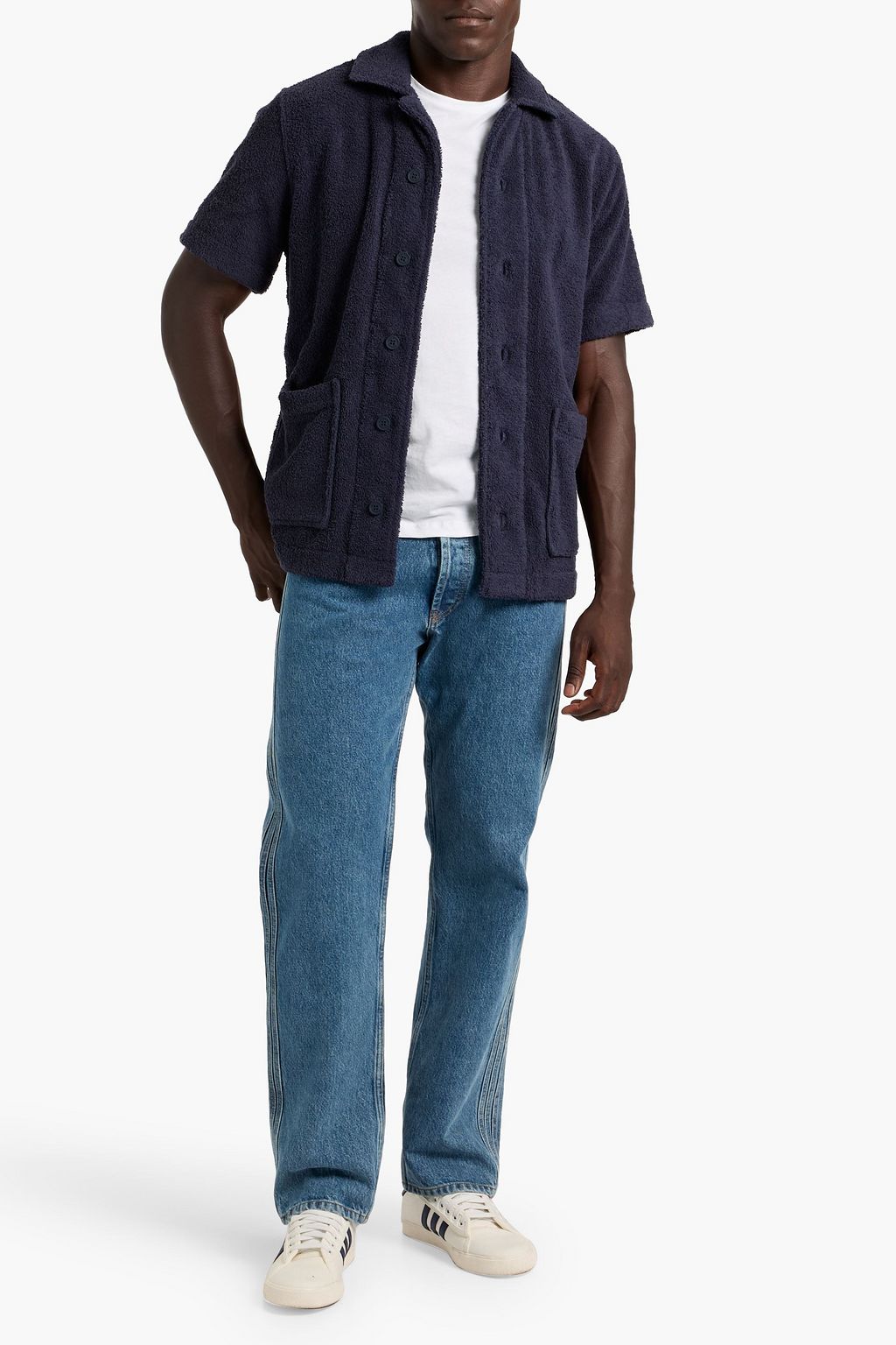 ORLEBAR BROWN Griffith cotton-blend terry shirt