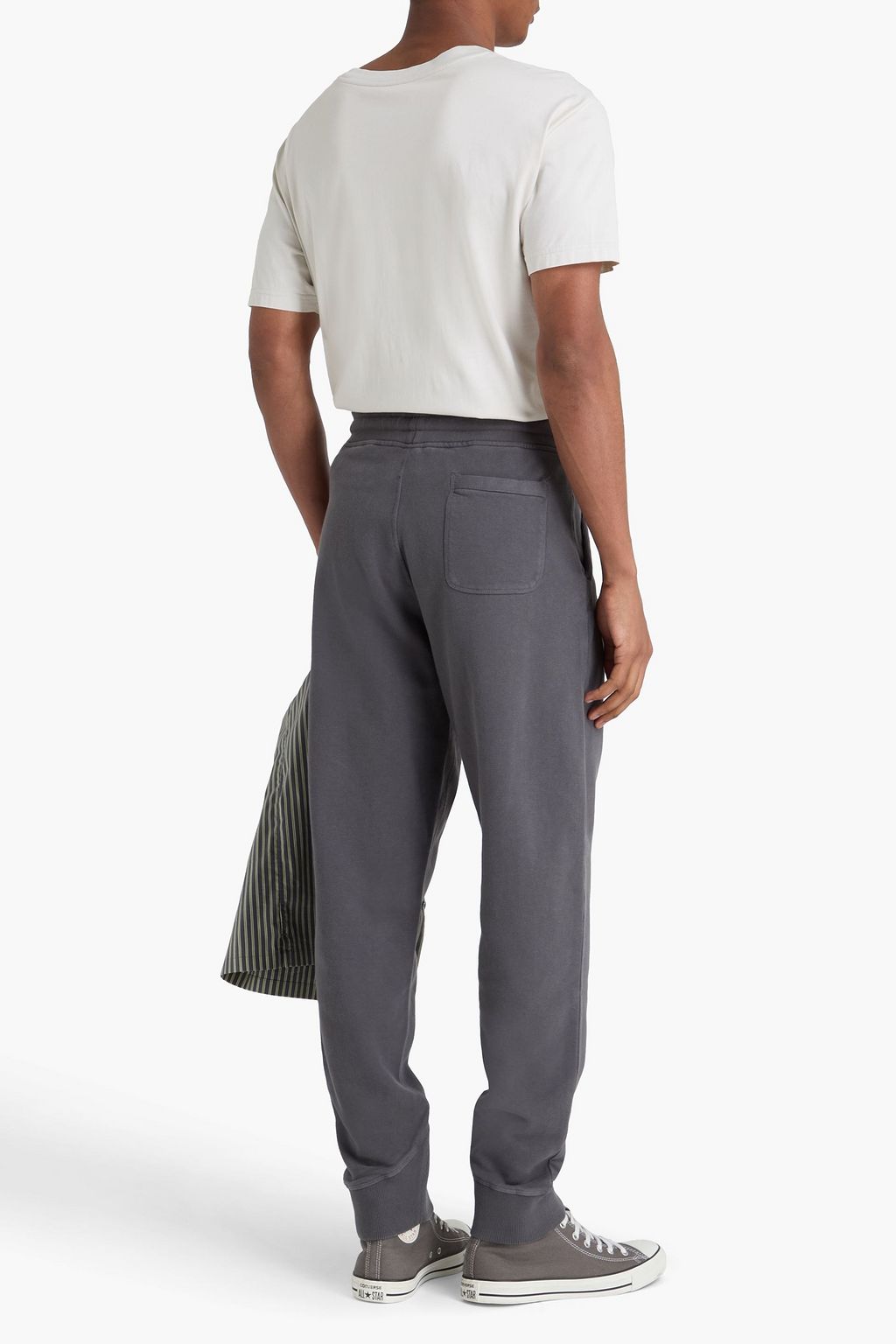 ORLEBAR BROWN Duxbury French cotton and linen-blend terry sweatpants