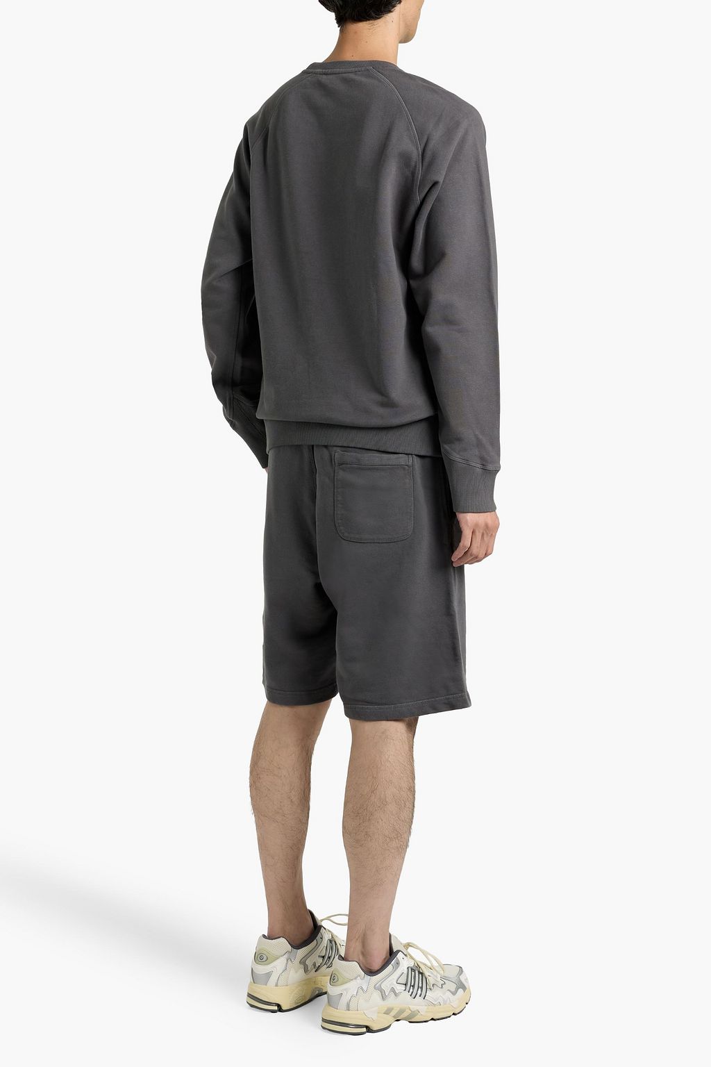ORLEBAR BROWN Watkins French cotton and linen-blend terry sweatshirt