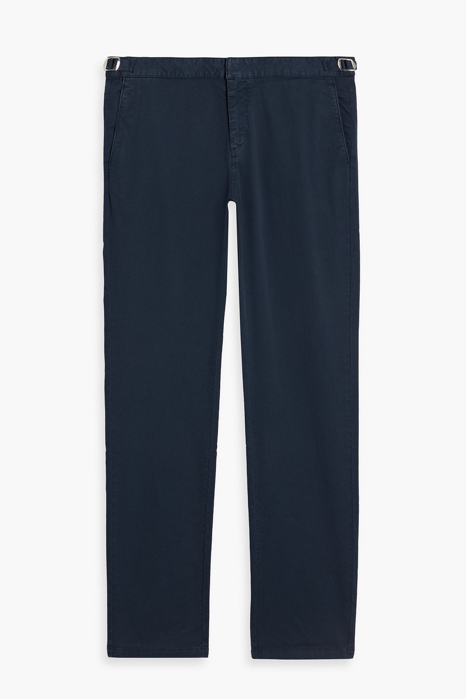 Orlebar Brown Campbell Tapered Cotton-blend Twill Chinos In Blue