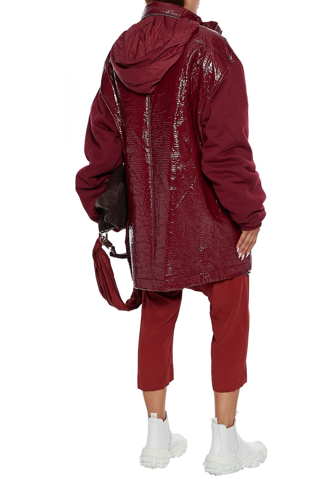 DRKSHDW BY RICK OWENS Paulette coated cotton-blend parka