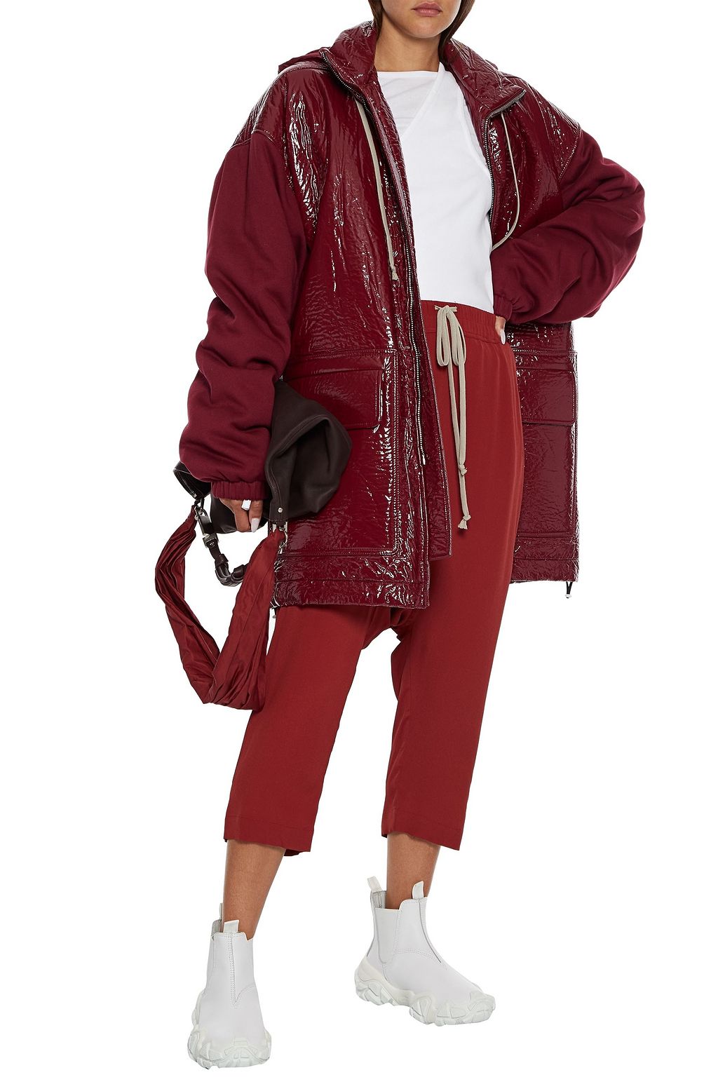DRKSHDW BY RICK OWENS Paulette coated cotton-blend parka