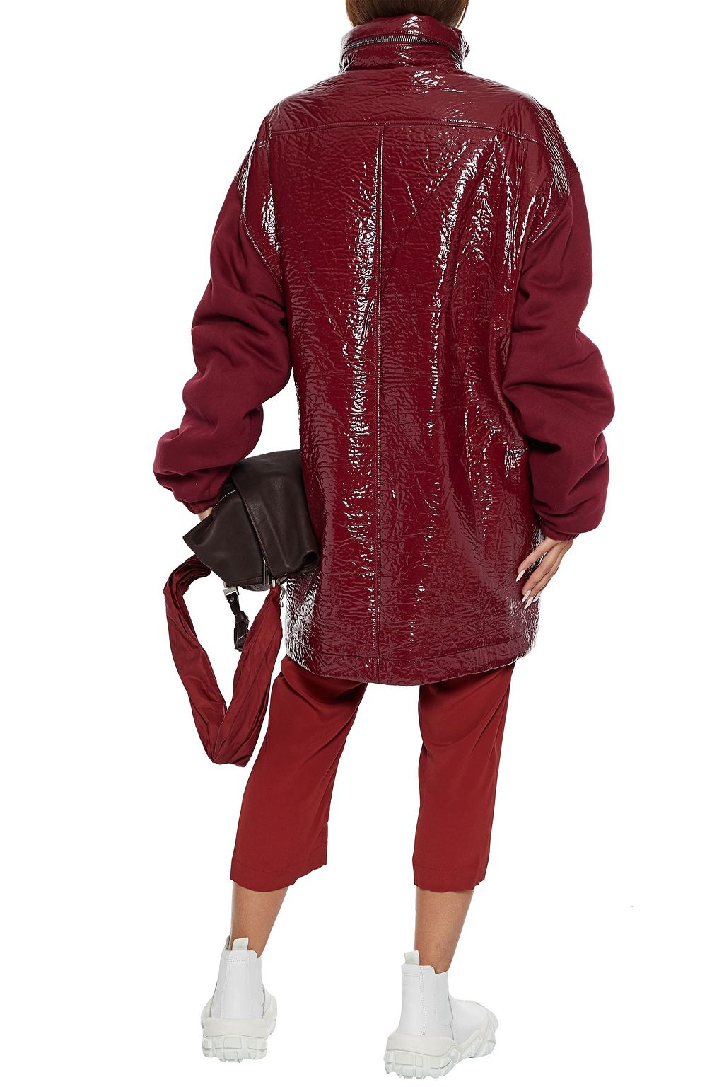 DRKSHDW BY RICK OWENS Paulette coated cotton-blend parka