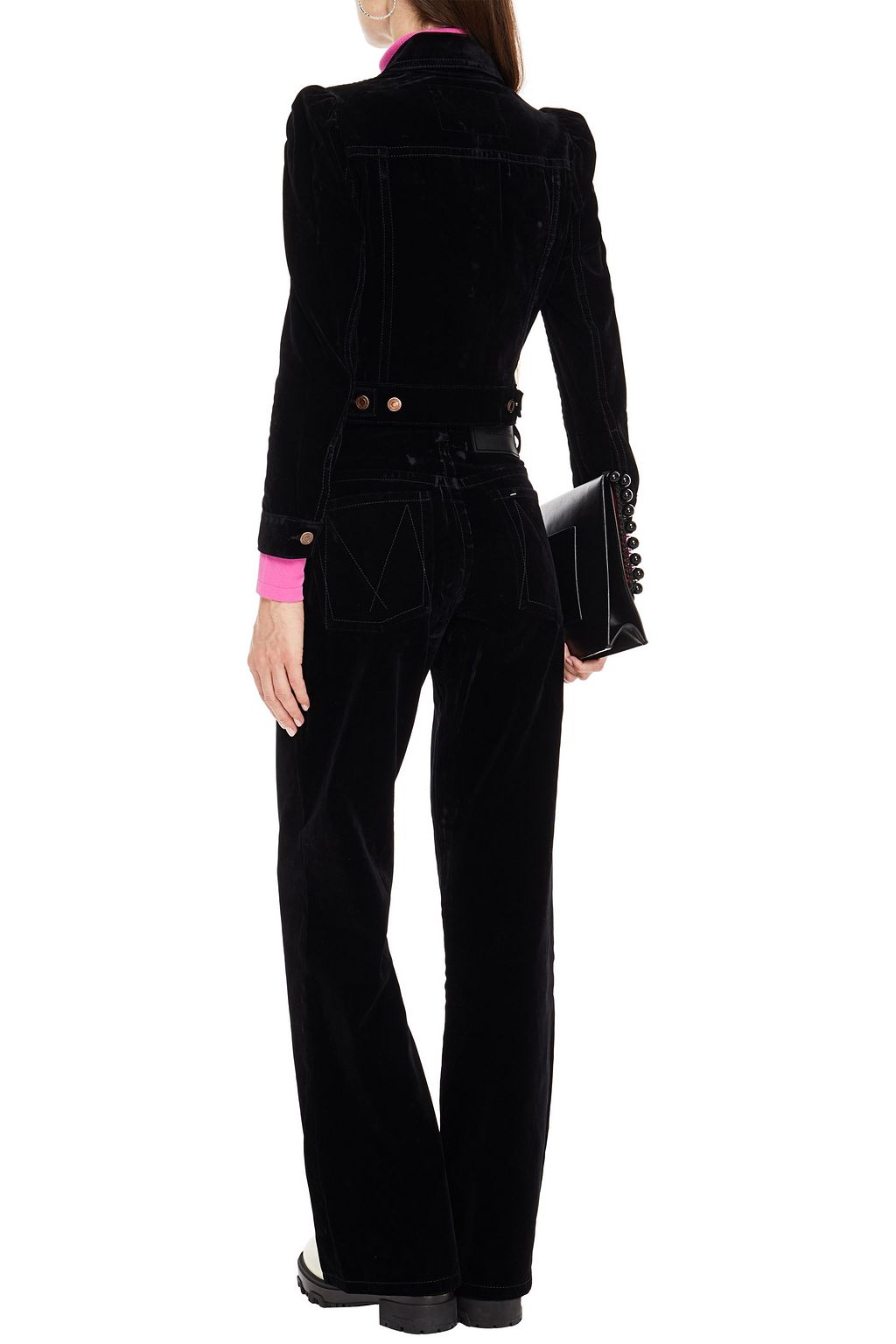 MARC JACOBS Cotton-velvet flared pants