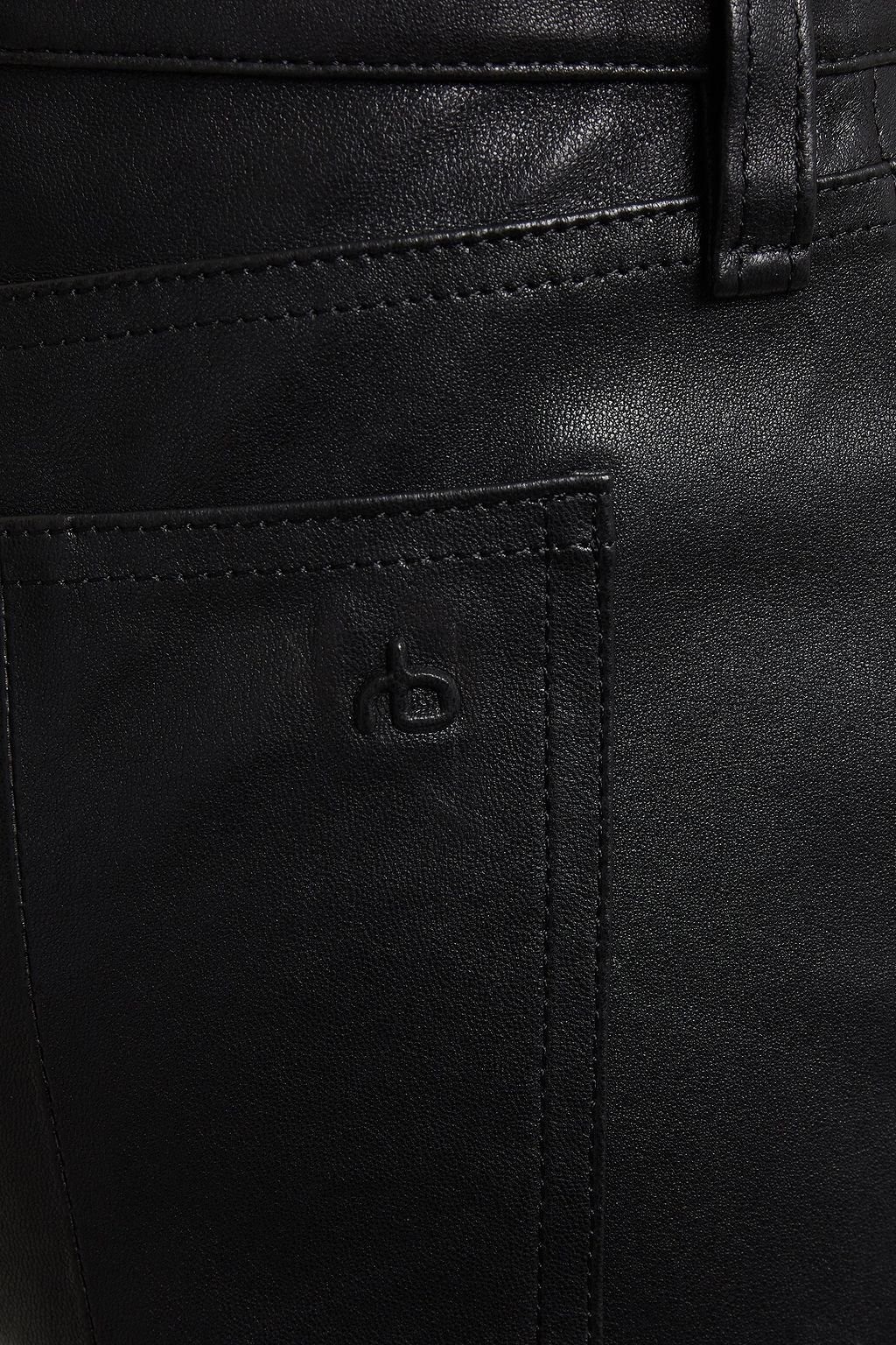 RAG & BONE Leather straight-leg pants
