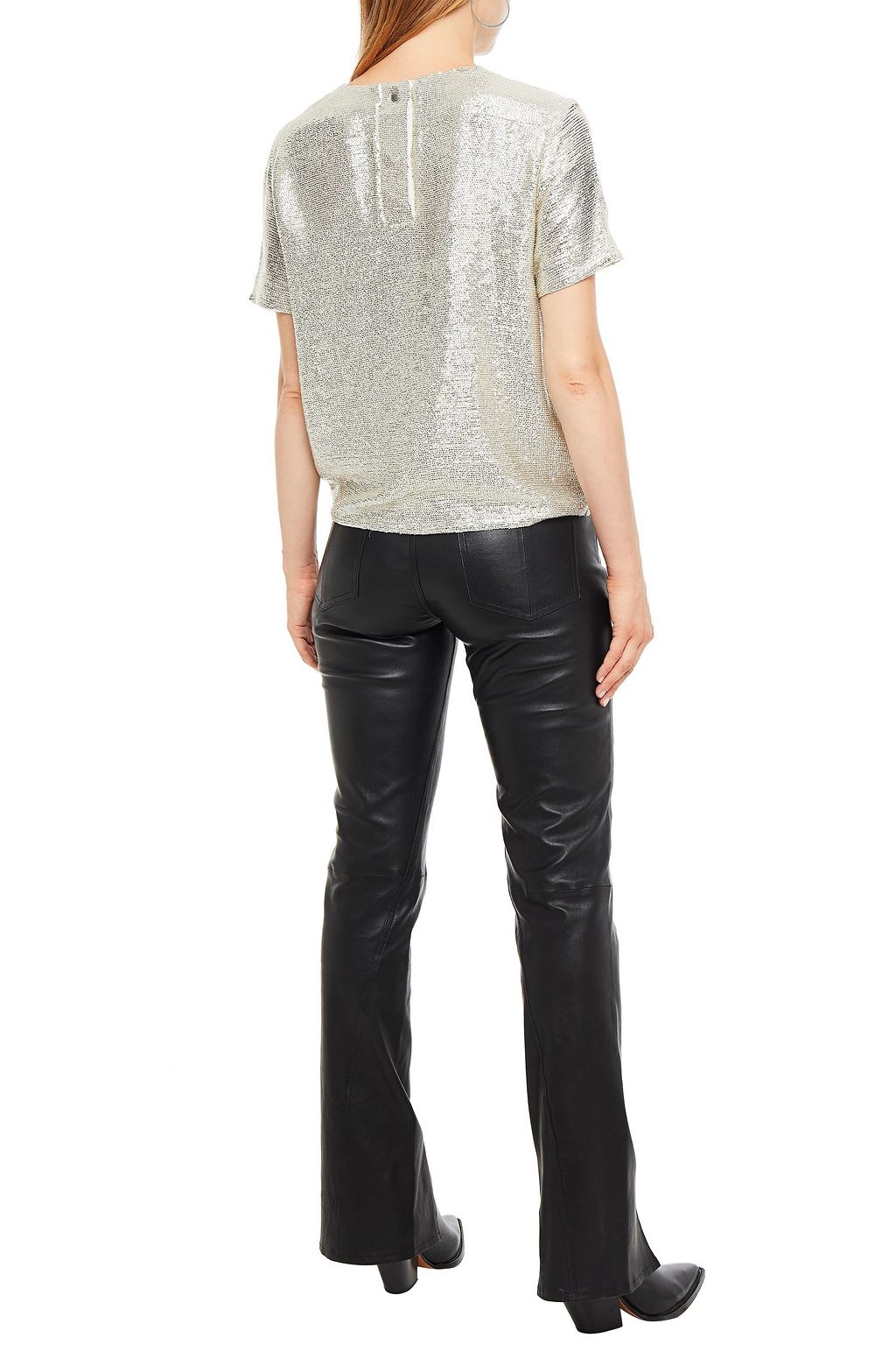 RAG & BONE Leather straight-leg pants