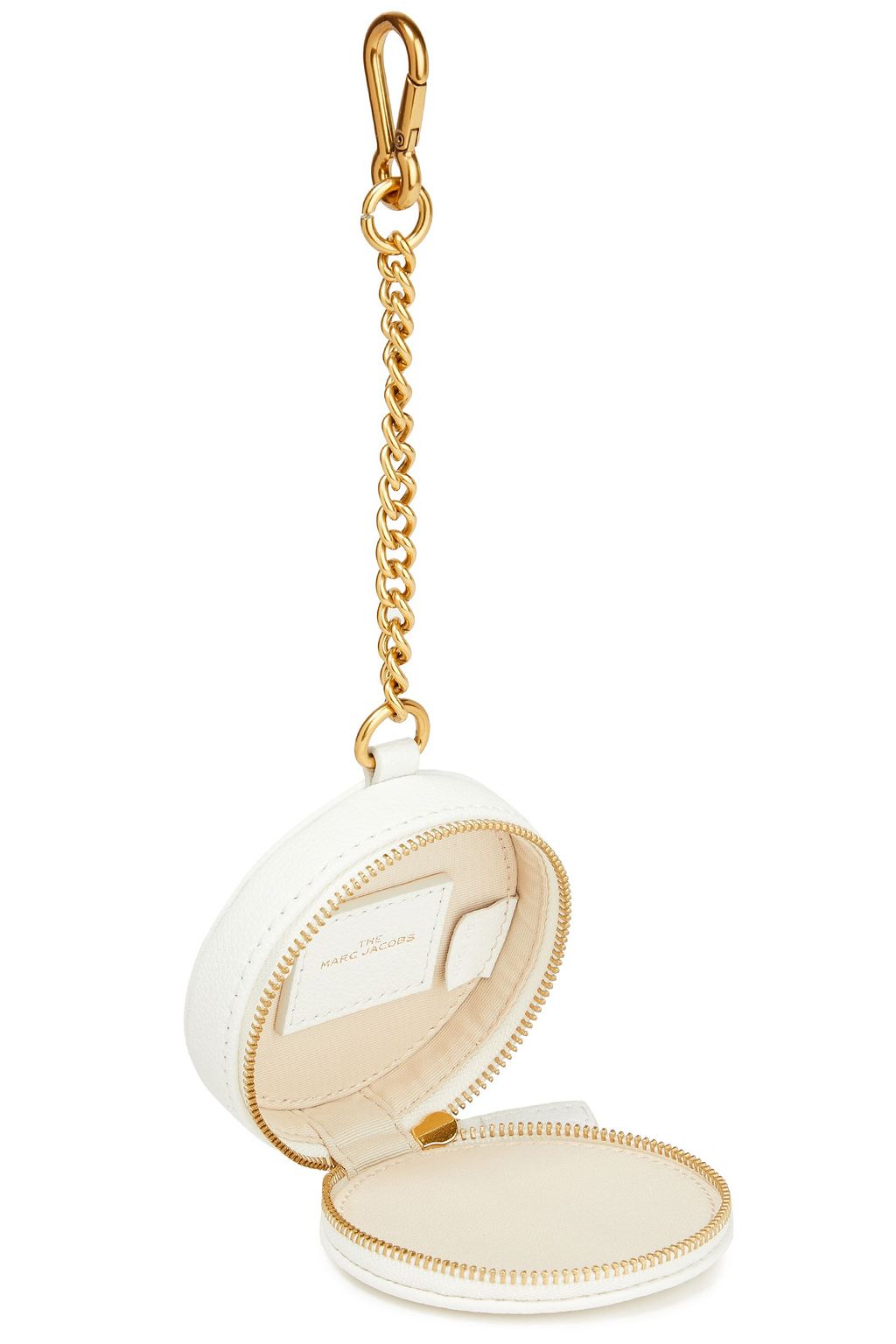MARC JACOBS Appliquéd textured-leather coin purse