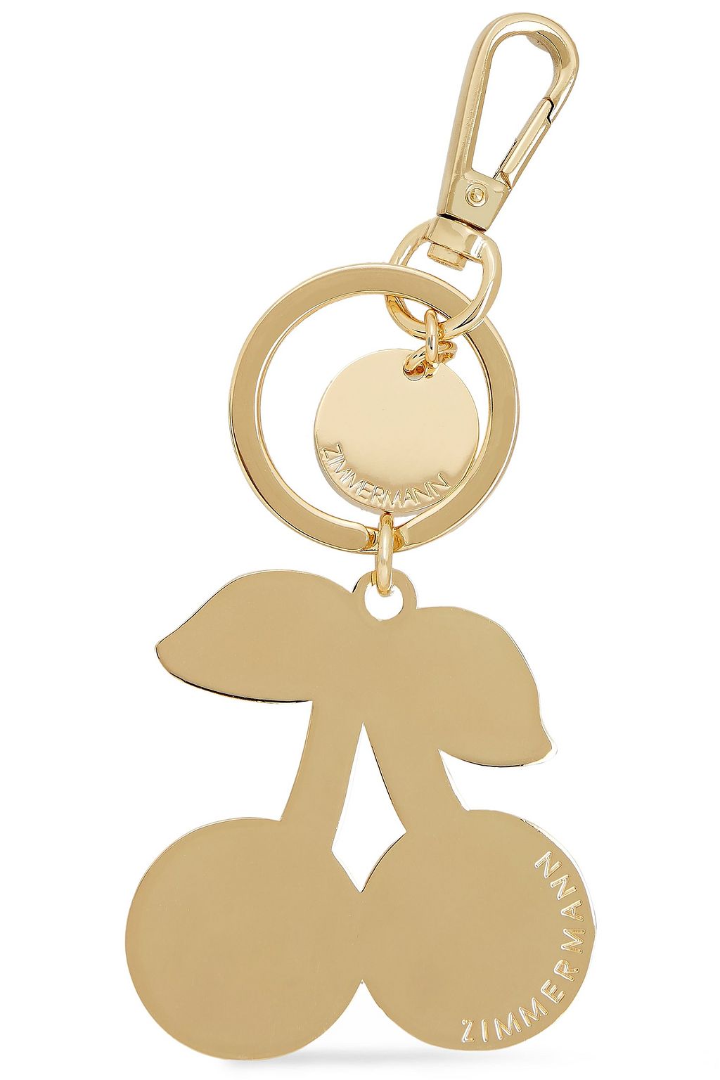 ZIMMERMANN Gold-tone enamel keychain