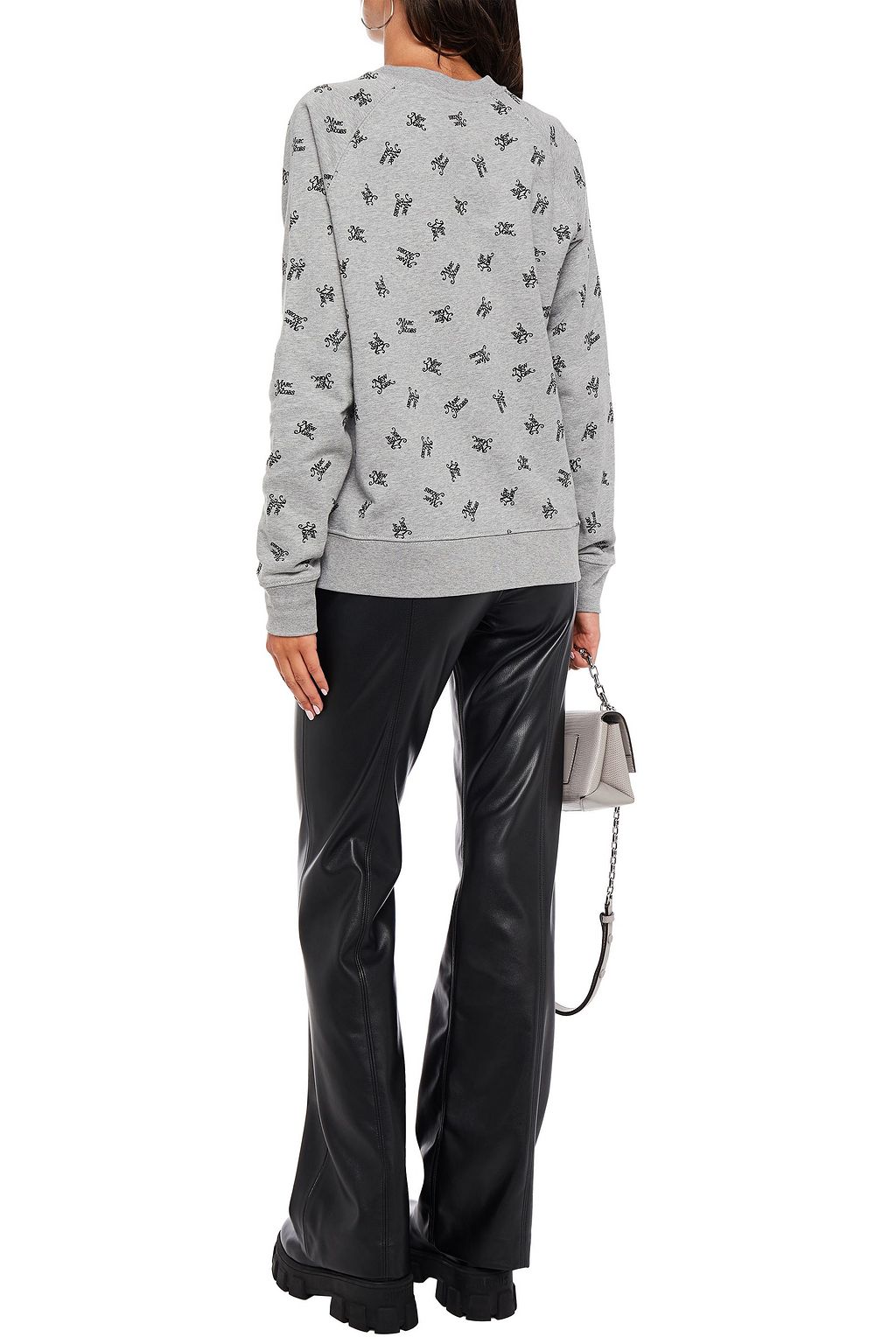 MARC JACOBS Printed French cotton-terry sweatshirt