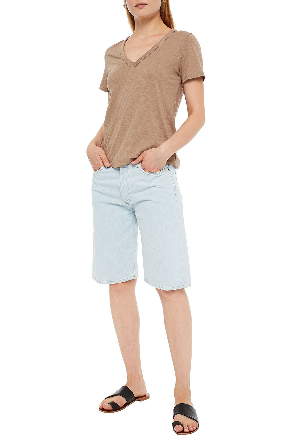 RAG & BONE Slub Pima cotton-jersey T-shirt