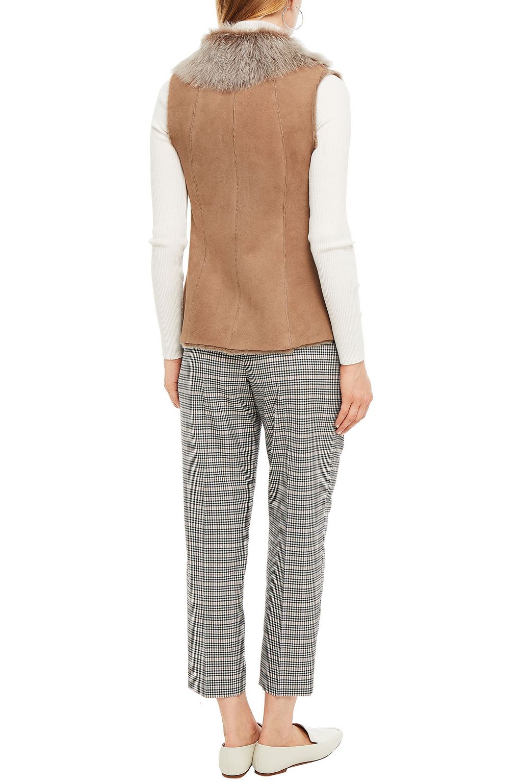 DOM GOOR Shearling vest