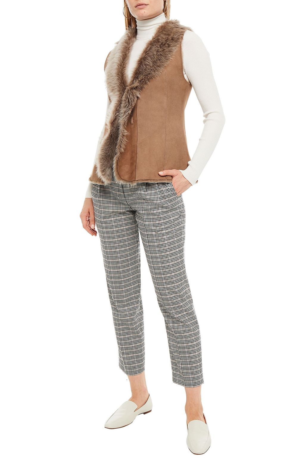 DOM GOOR Shearling vest