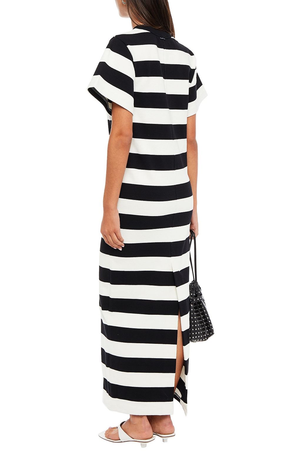 ALEXANDER WANG Striped cotton-jersey maxi dress