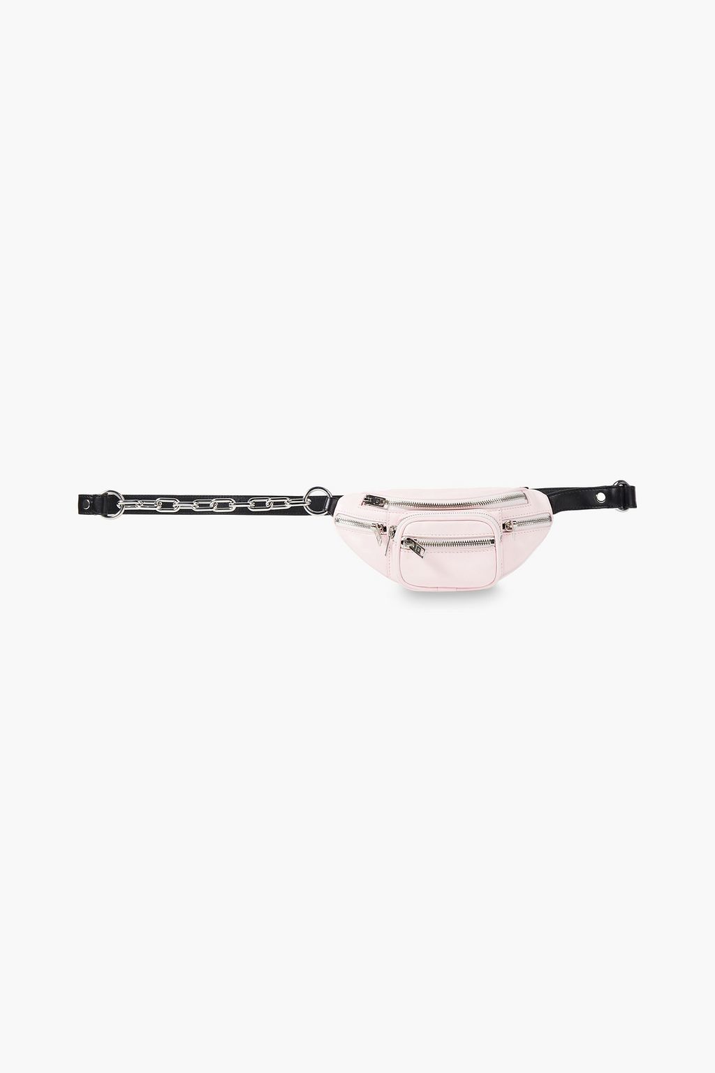 Pastel pink Leather belt bag | Sale up 