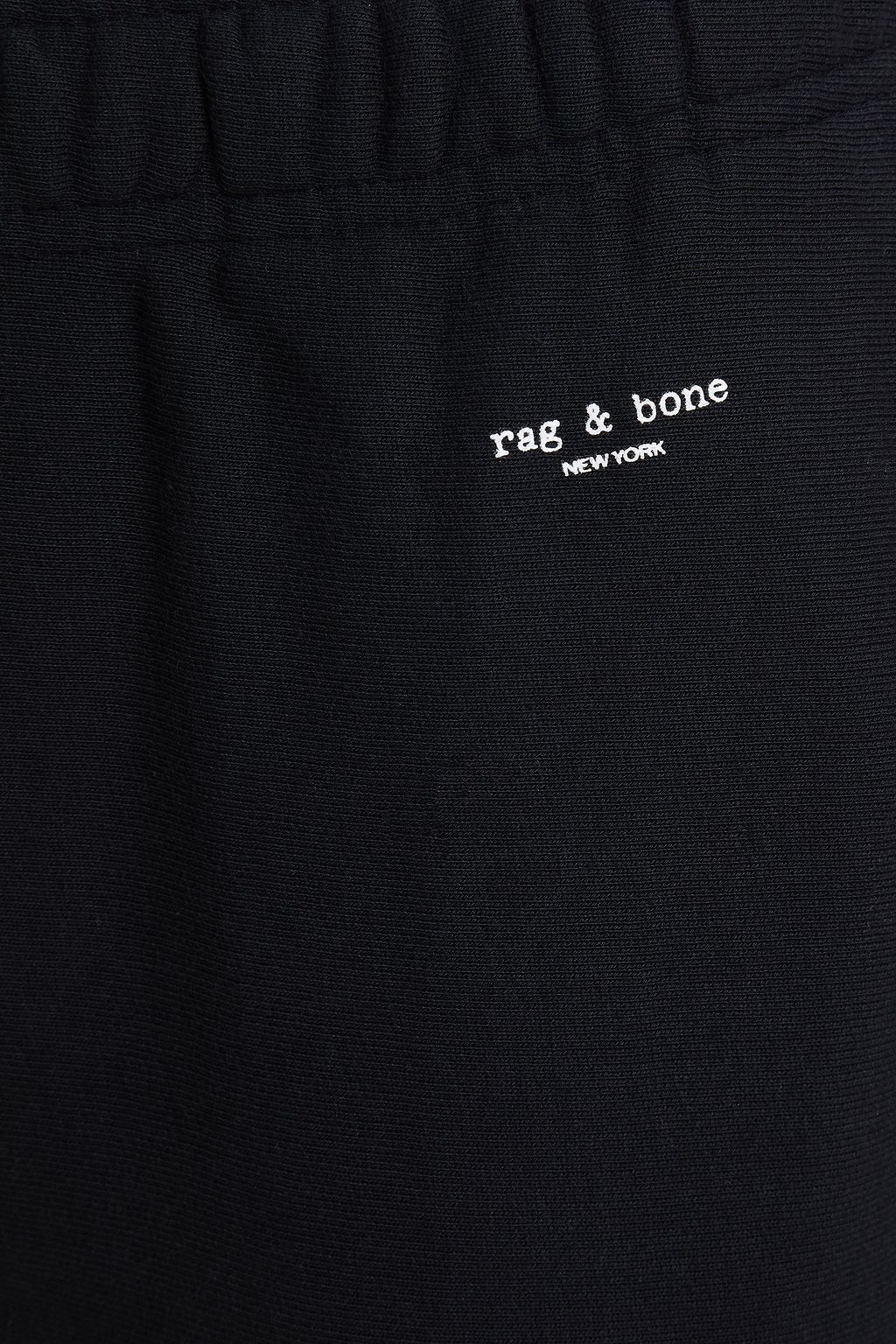RAG & BONE Printed French cotton-terry track pants