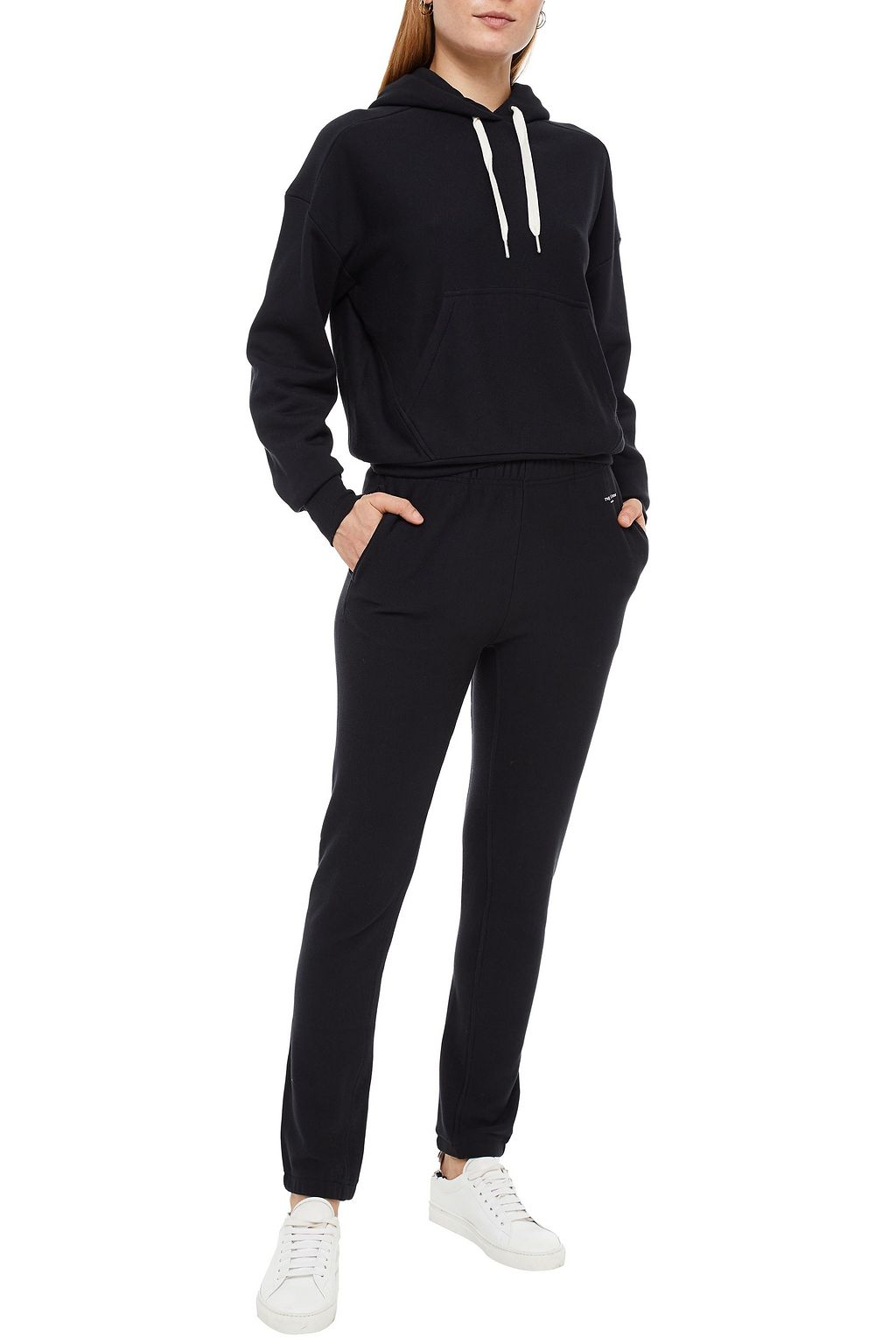 RAG & BONE Printed French cotton-terry track pants