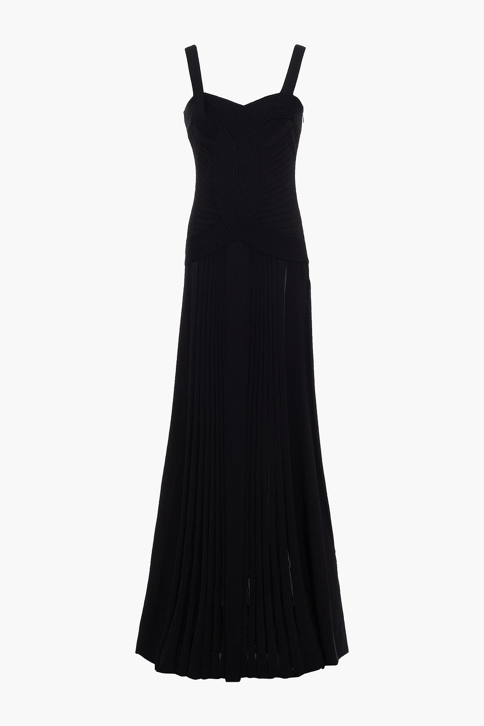 Stretch-knit maxi dress