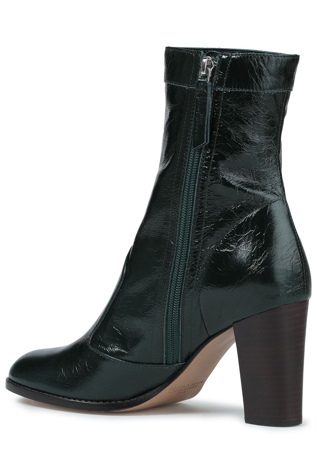 MARC JACOBS Crinkled-leather ankle boots