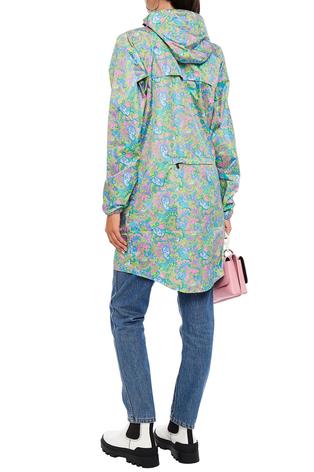 K-WAY X MARC JACOBS Printed shell hooded raincoat