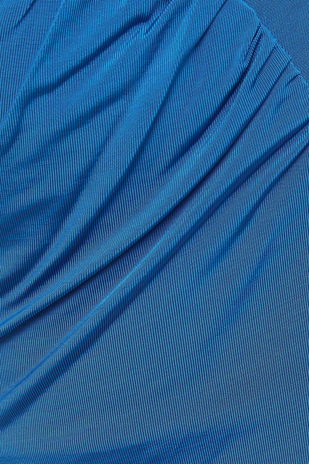 ROBERTO CAVALLI Ruched stretch-jersey top