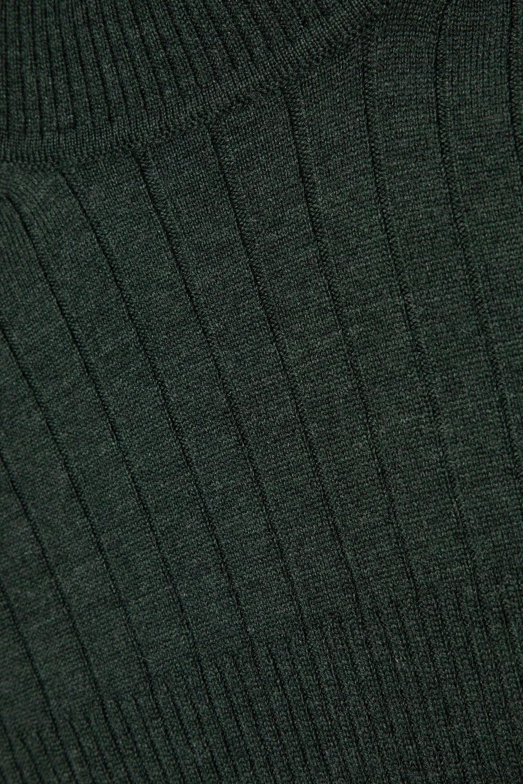 IRIS & INK Émilie ribbed merino-wool blend turtleneck sweater