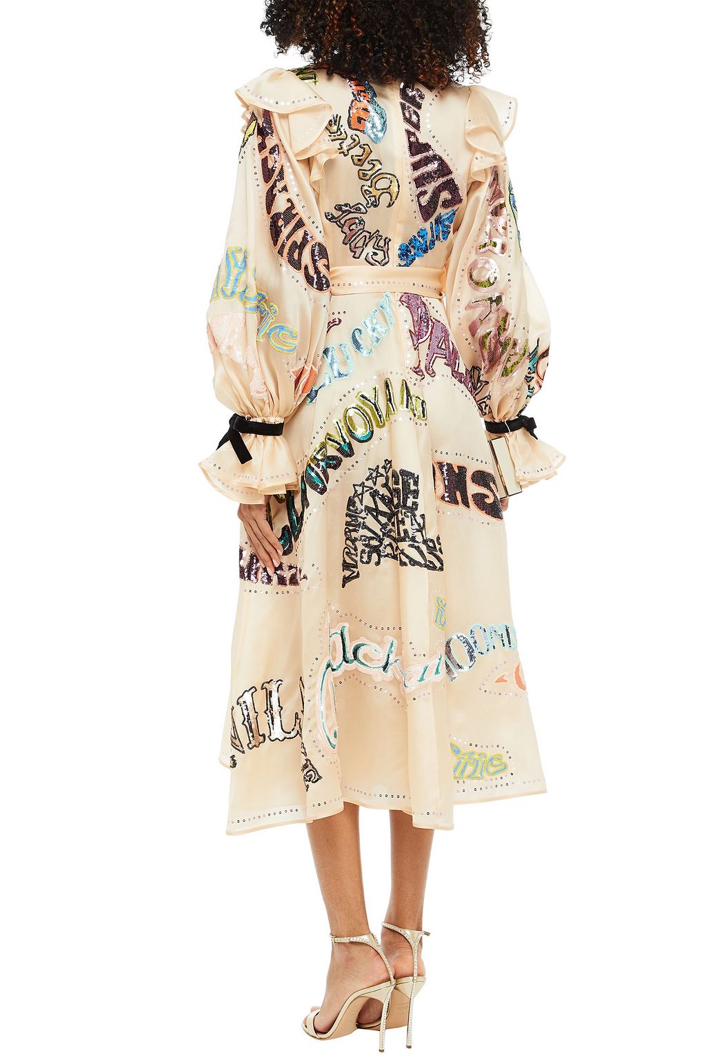 zimmermann ladybeetle ruffle gown