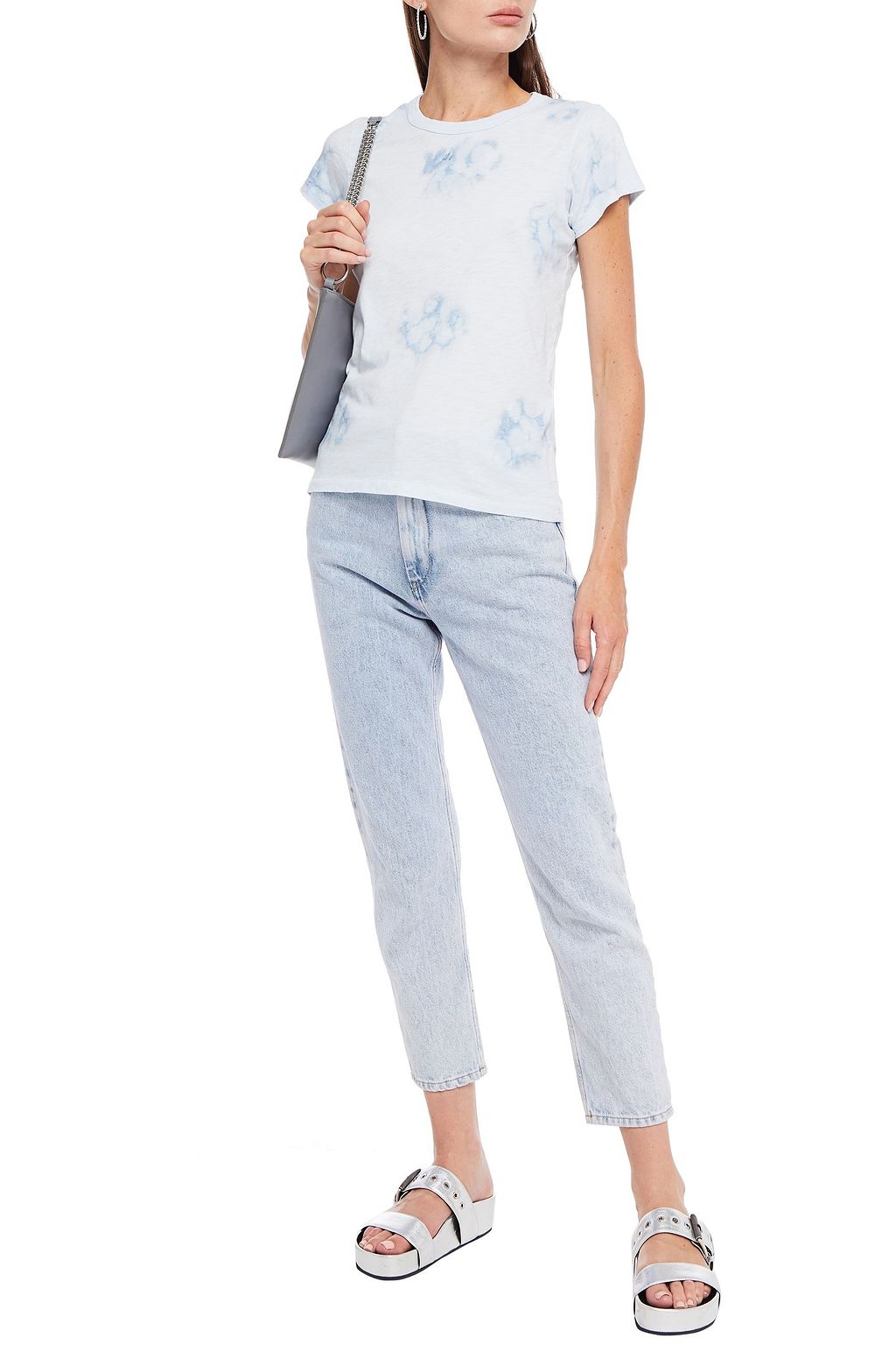 RAG & BONE Tie-dyed organic cotton-jersey T-shirt