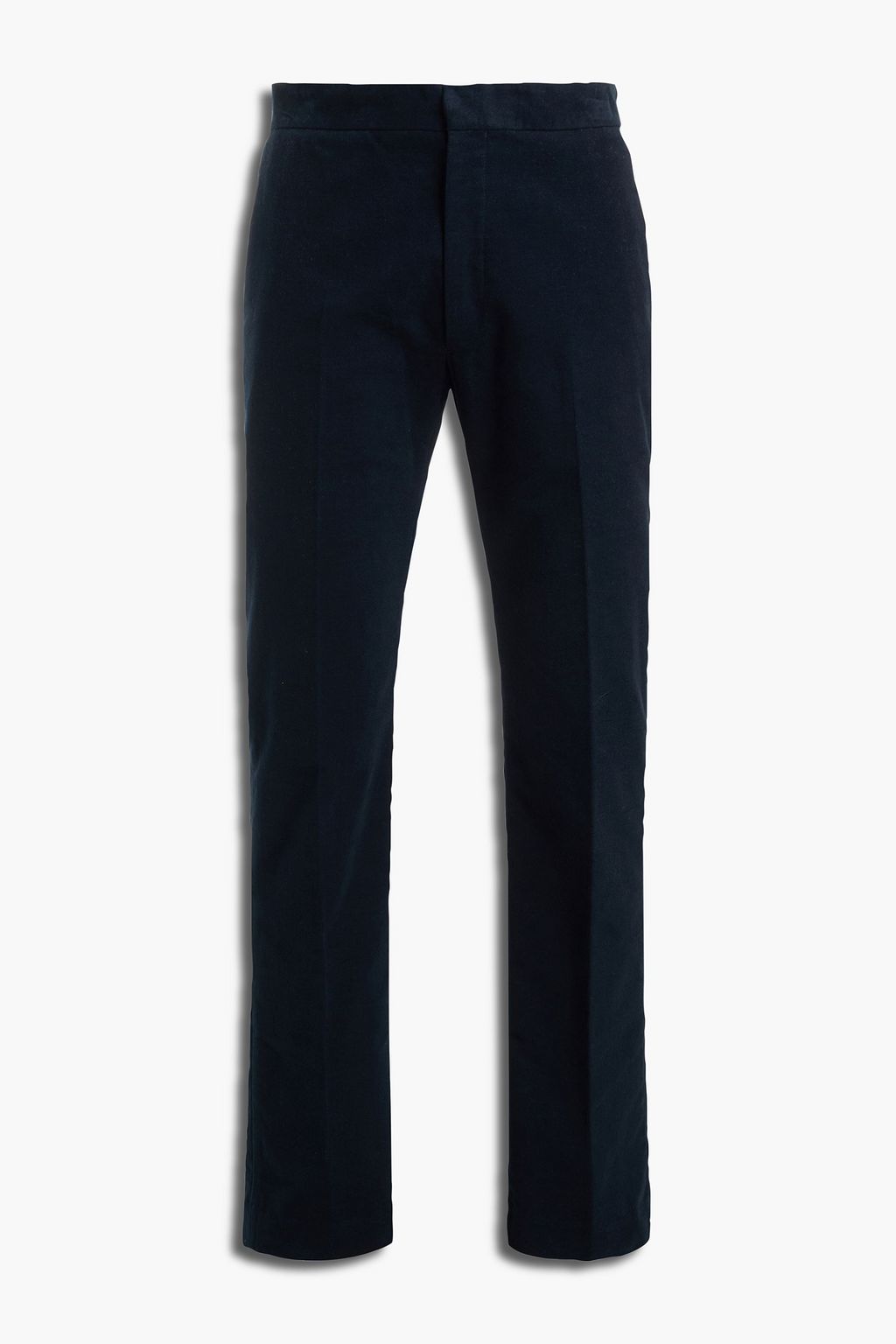 Navy Walker slim-fit brushed cotton 