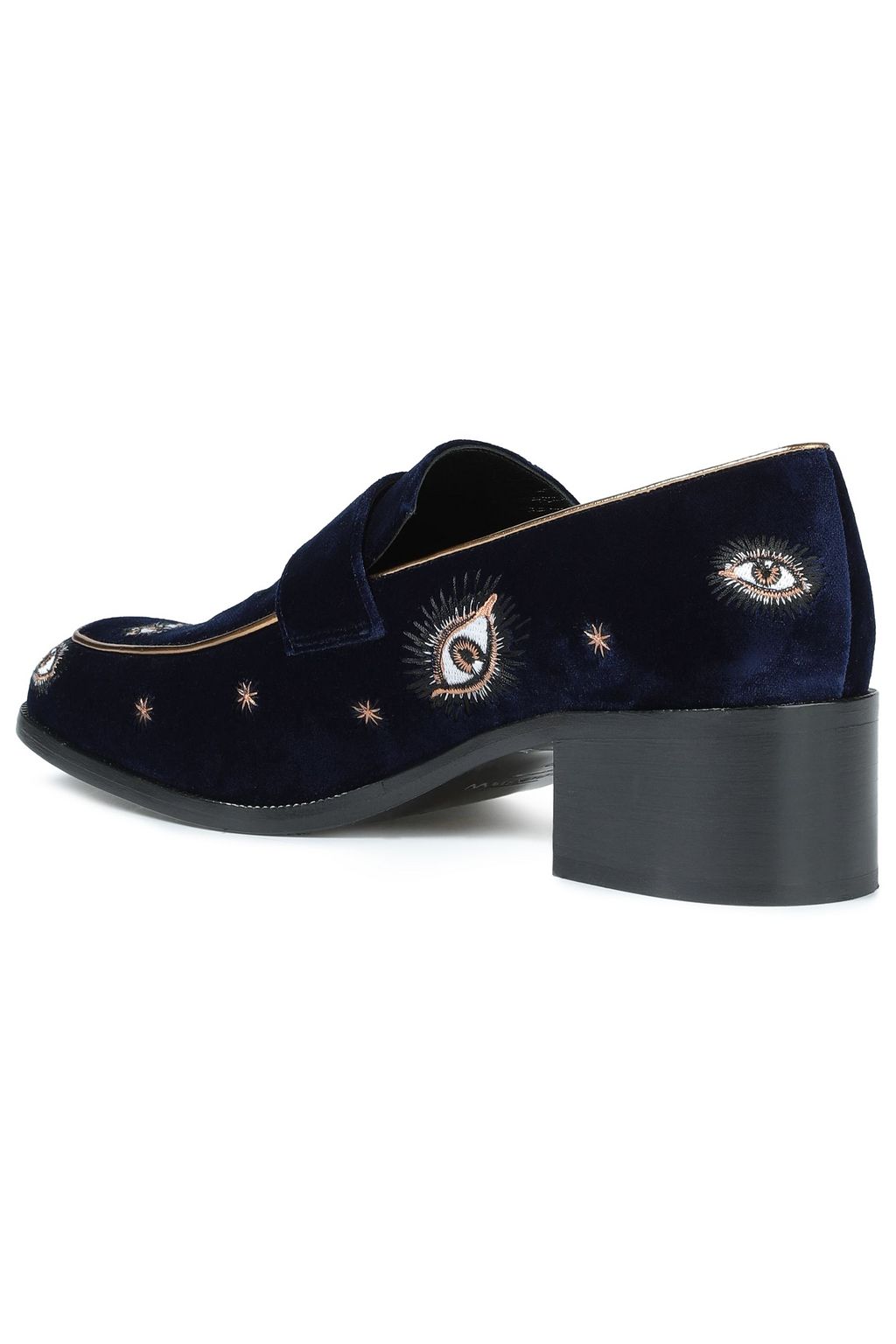 ZIMMERMANN Metallic croc-effect loafers