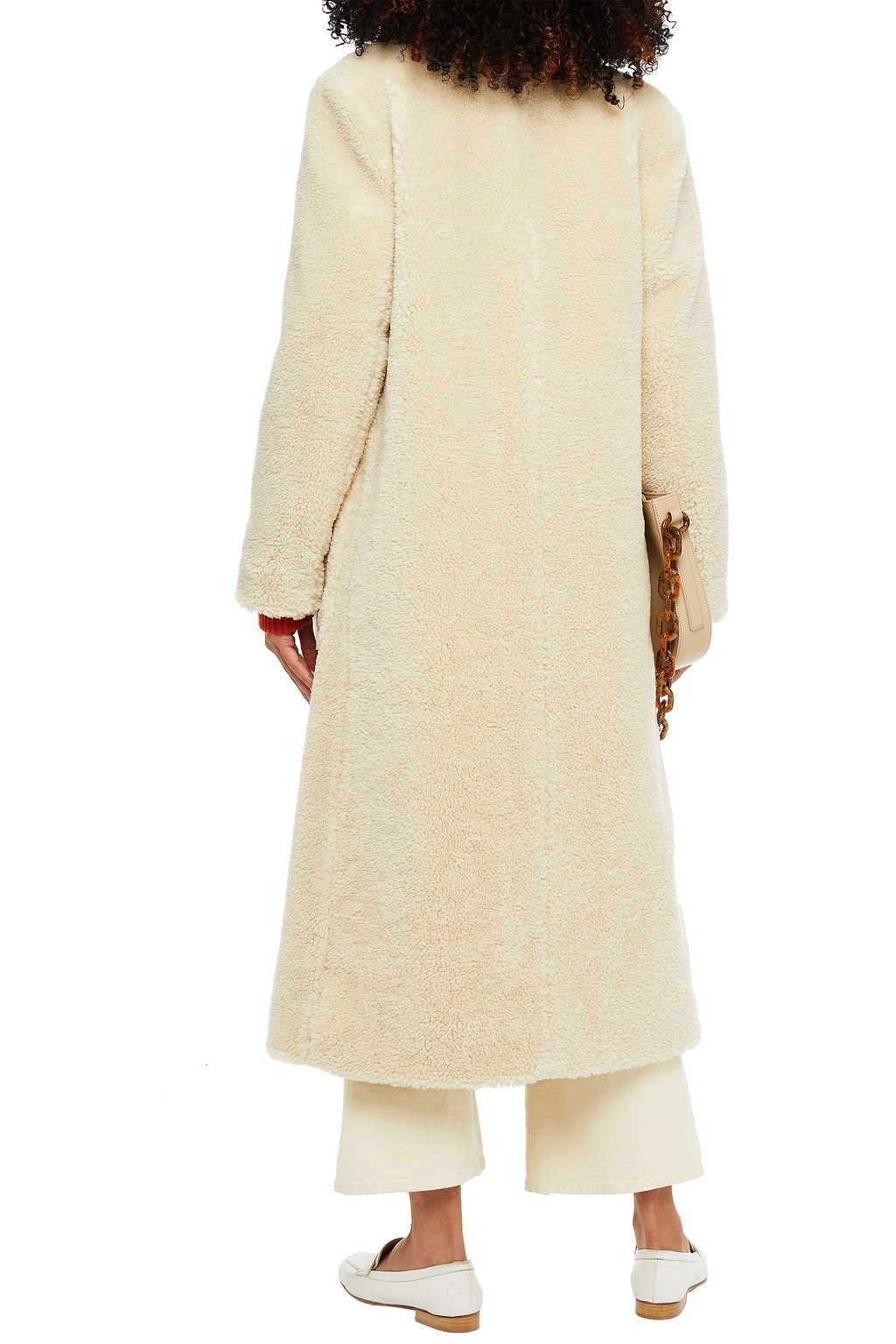 TORY BURCH Faux shearling coat