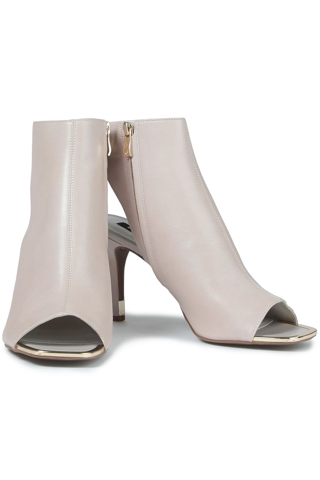 DKNY Boston cutout leather sandals