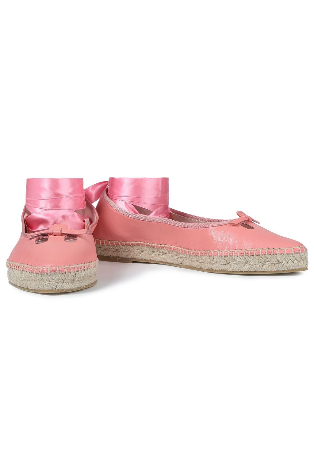 MARC JACOBS Cutout leather espadrilles