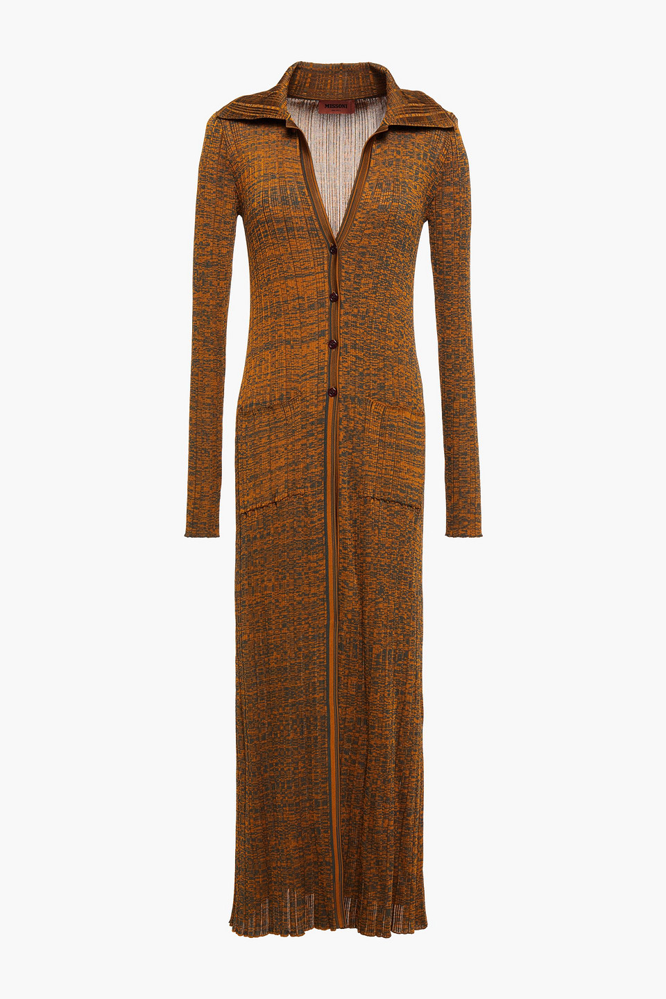 Missoni Woman Crochet-knit Cardigan Camel Size 38