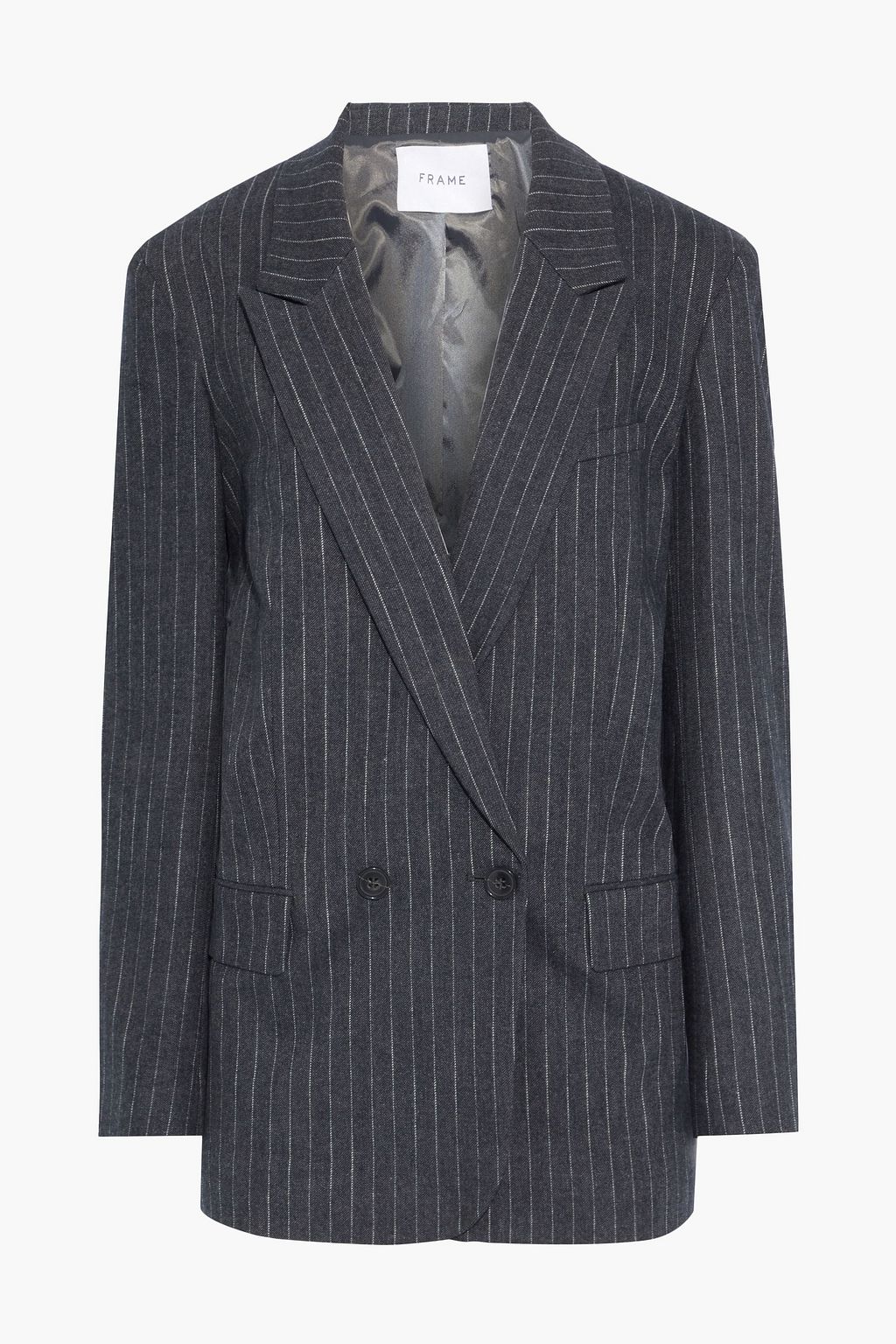 brushed cotton blazer