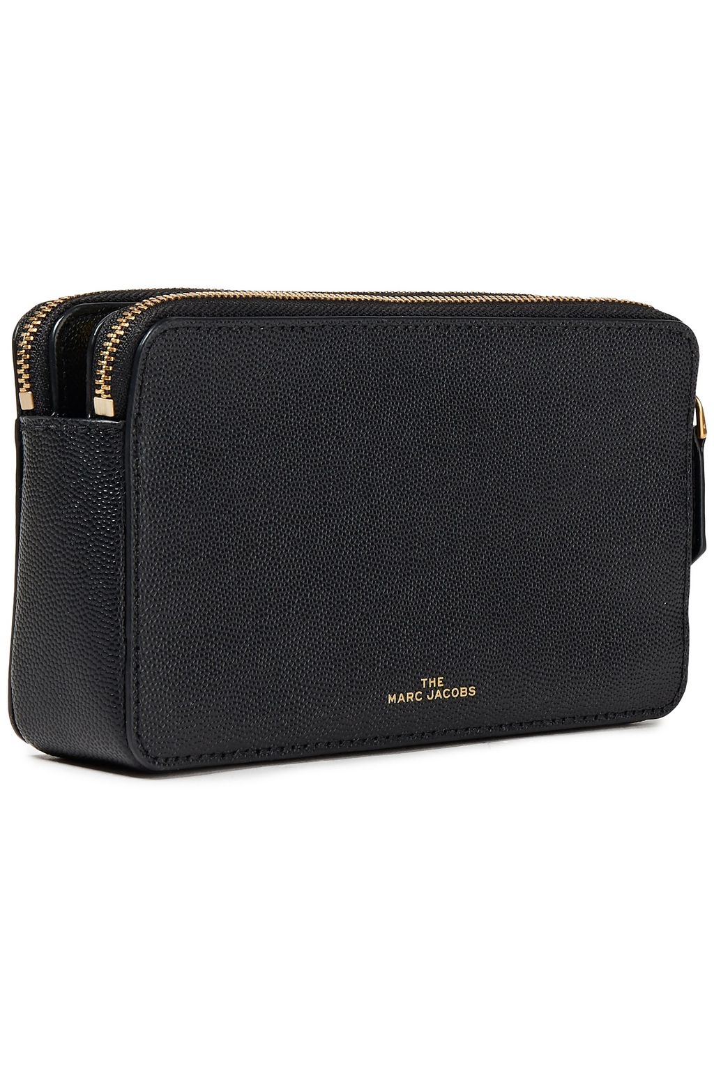 MARC JACOBS Appliquéd lizard-effect leather wallet